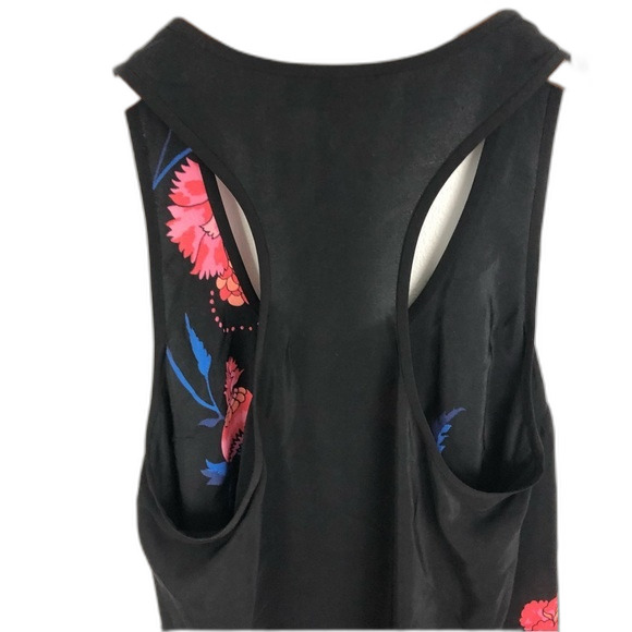 Tibi Peacock Floral Printed Tank Size 8 - Picture 8 of 11